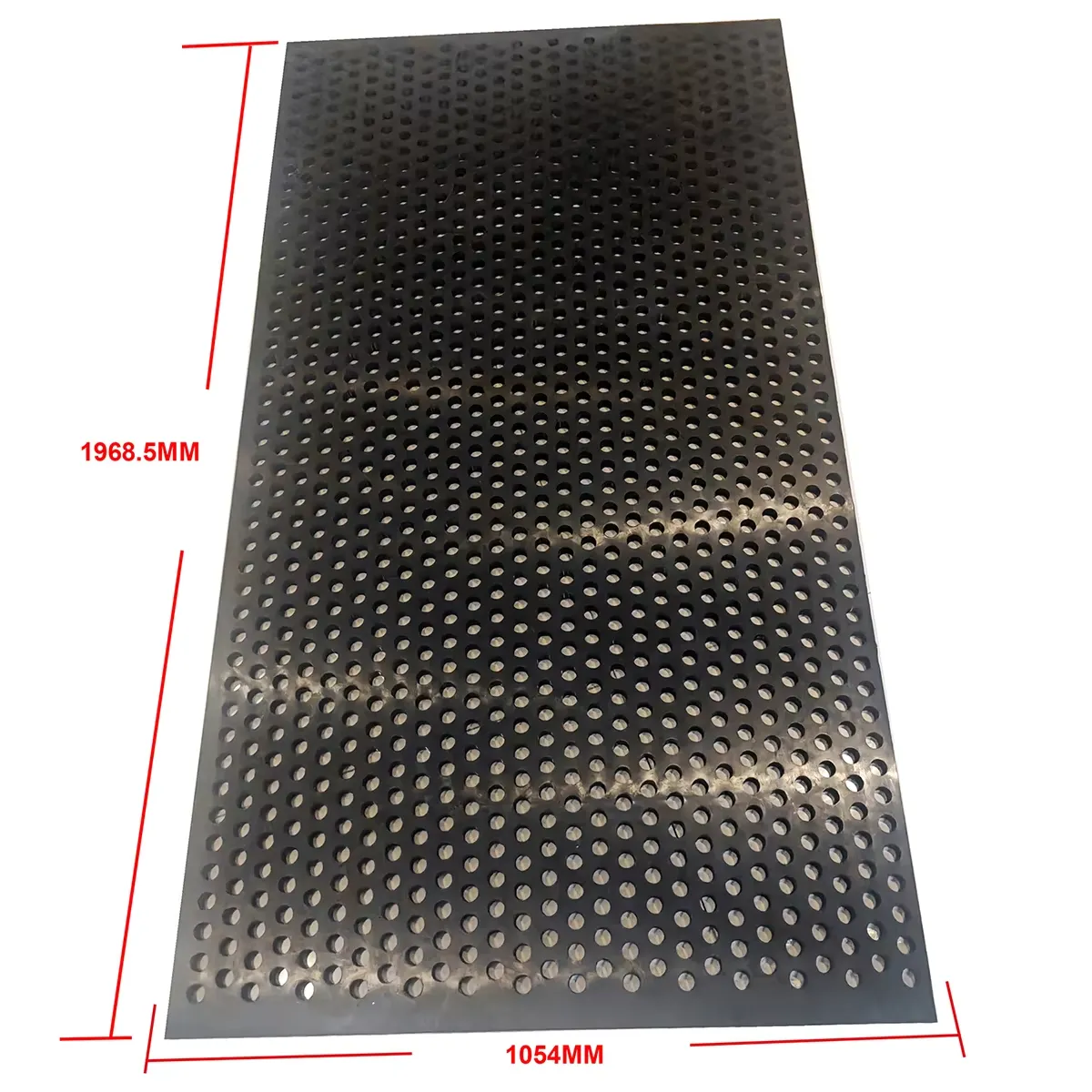 Kev cai Perforated Rubber Mats